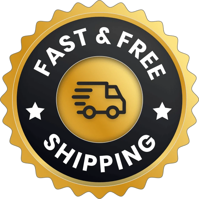 Fast and free shipping