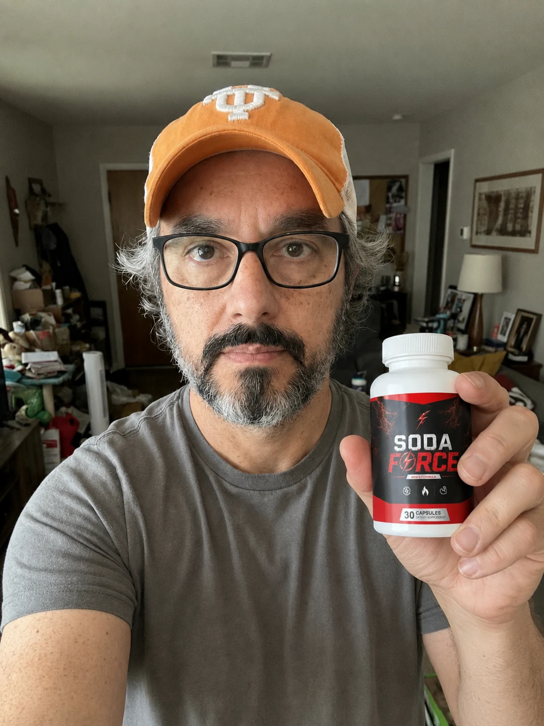 Michael holding Soda Force